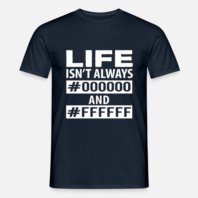 Programmierer Farbcode Lustig - Männer T-Shirt - Navy