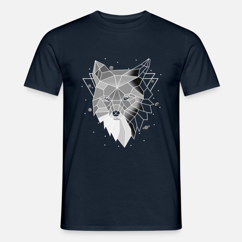 Polygon Wolf - Men’s T-shirt - navy