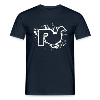 Duck pension - Men's T-Shirt - navy - Front - AI Model Male 178 light (178cm)