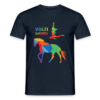 Voltige - T-shirt homme - marine - Devant - AI Model Male 178 light (178cm)