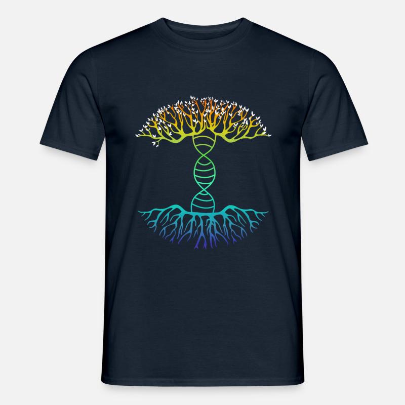 DNA Stammbaum - Männer T-Shirt - Navy