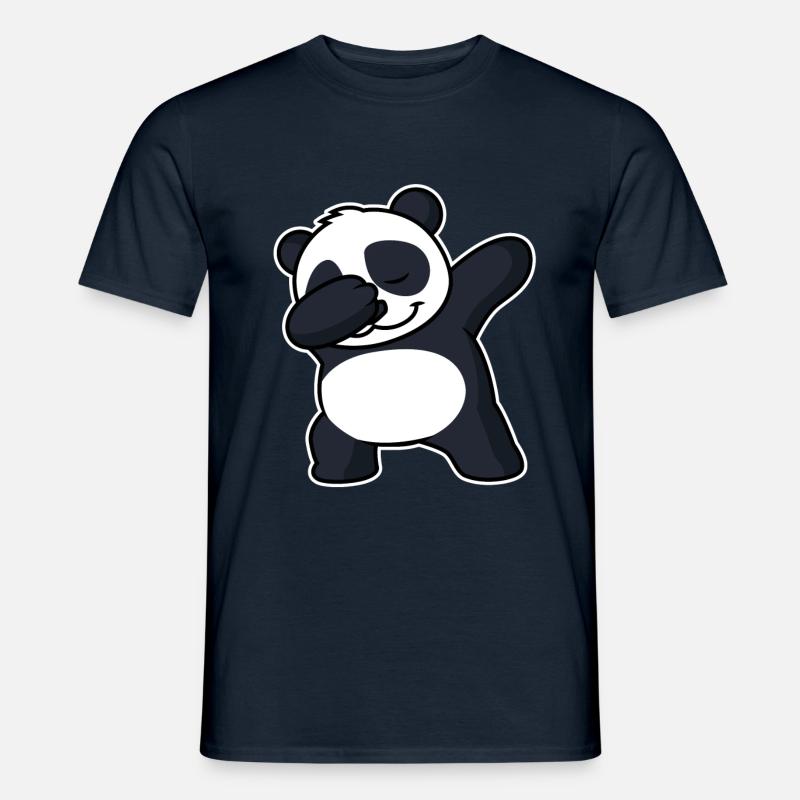 DAB Panda - Männer T-Shirt - Navy