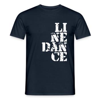 Line dance - Line Dancer Geschenk T-Shirt - Männer T-Shirt - Navy - Vorne - AI Model Male 178 light (178cm)