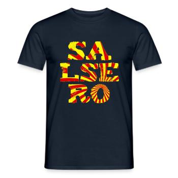 Salsa Dancer Geschenk T-Shirt - Männer T-Shirt - Navy - Vorne - AI Model Male 178 light (178cm)