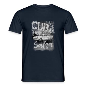 Salsa Cuba Salsa dance -Tanz Geschenk Shirt - Männer T-Shirt - Navy - Vorne - AI Model Male 178 light (178cm)
