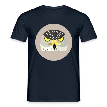 Hawk - Men's T-Shirt - navy - Front - AI Model Male 178 light (178cm)