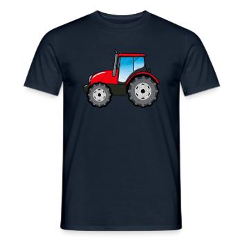 Cadeau tracteur - T-shirt homme - marine - Devant - AI Model Male 178 light (178cm)