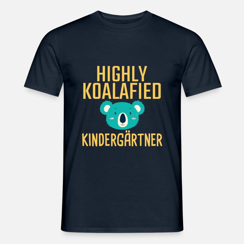 Kindergärtner Koalafied - Männer T-Shirt - Navy