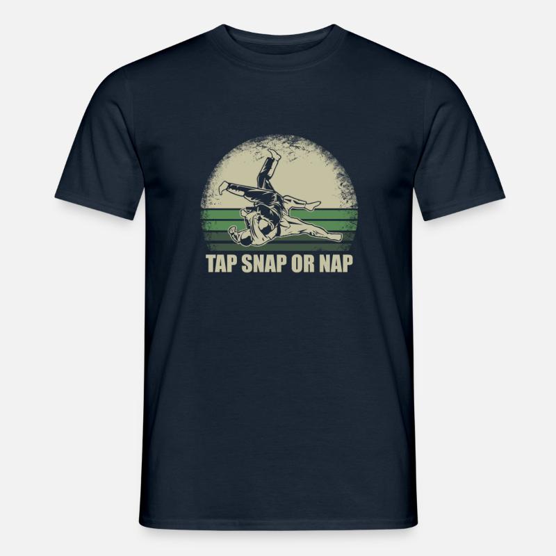 Jiu-Jitsu-Nickerchen - Männer T-Shirt - Navy