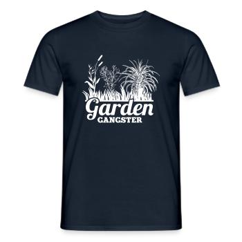 Gangsters de jardin - T-shirt homme - marine - Devant - AI Model Male 178 light (178cm)