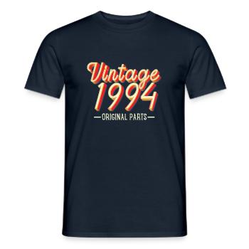 Vintage 1994 - Männer T-Shirt - Navy - Vorne - AI Model Male 178 light (178cm)
