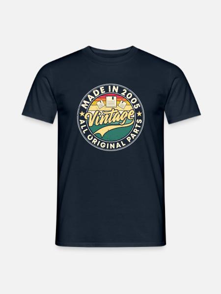 Made in 2005 - Männer T-Shirt - Navy