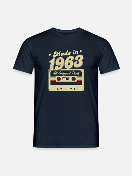 Made in 1963 - Men's T-Shirt - navy