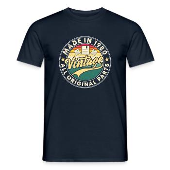Made in 1980 - Männer T-Shirt - Navy - Vorne - AI Model Male 178 light (178cm)