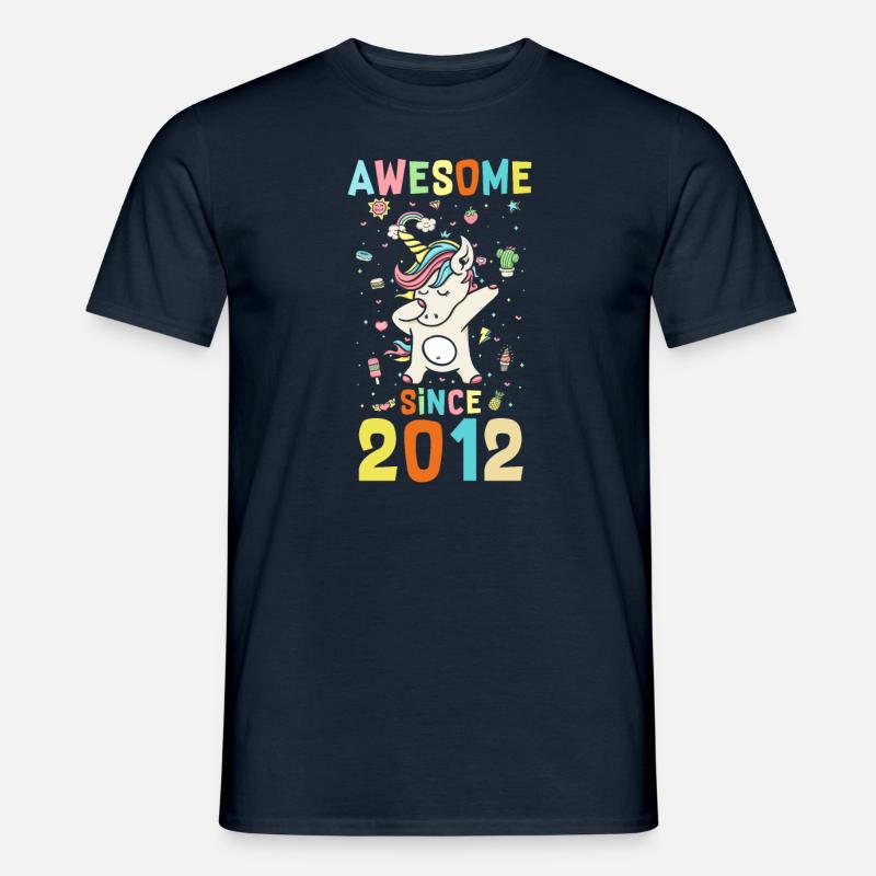 Awesome Since 2012 - Männer T-Shirt - Navy