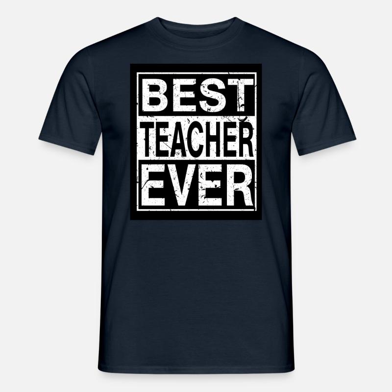 Lehrer Bester Lehrer - Männer T-Shirt - Navy