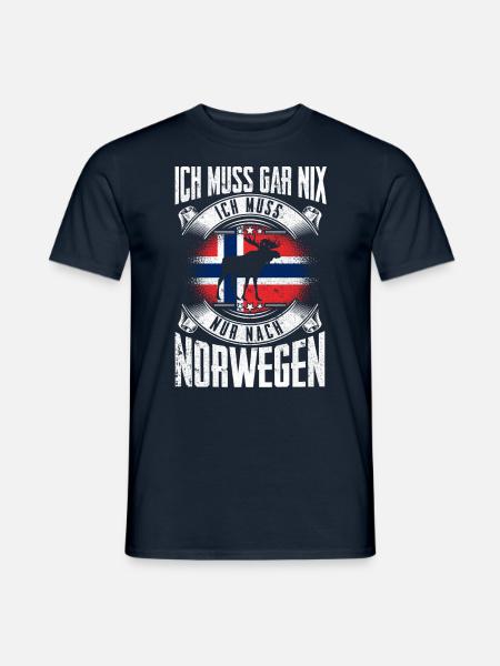 Norwegen - Männer T-Shirt - Navy