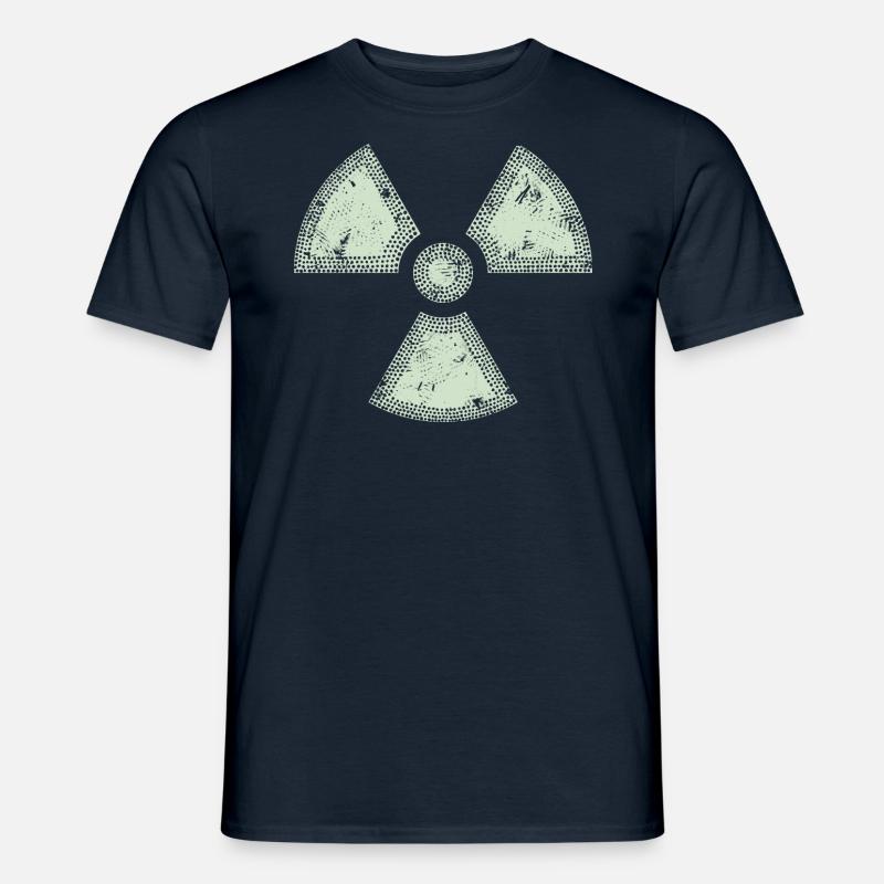 Nuklear / Radioaktiv - Männer T-Shirt - Navy