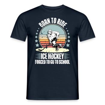 Eishockey Hockey sur glace - T-shirt homme - marine - Devant - AI Model Male 178 light (178cm)