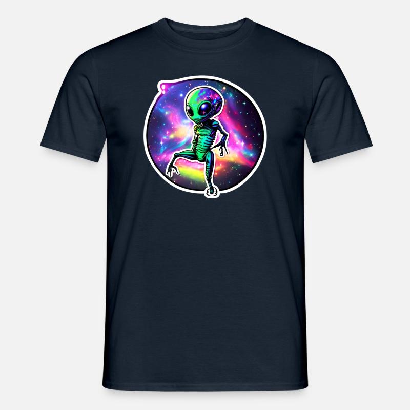 Alien Dance - Männer T-Shirt - Navy