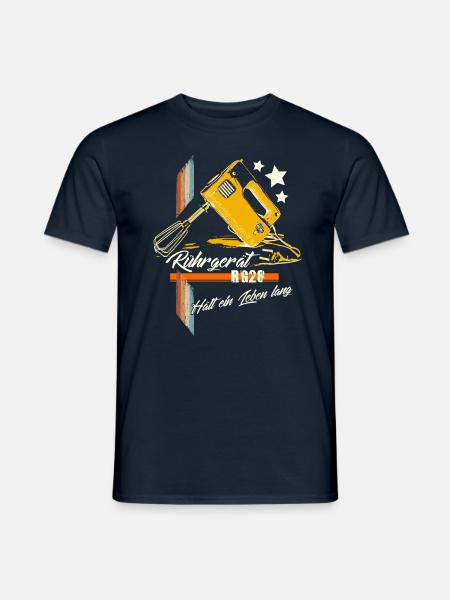 DDR KULT Rührgerät RG28 Ostalgie Retro - Männer T-Shirt - Navy