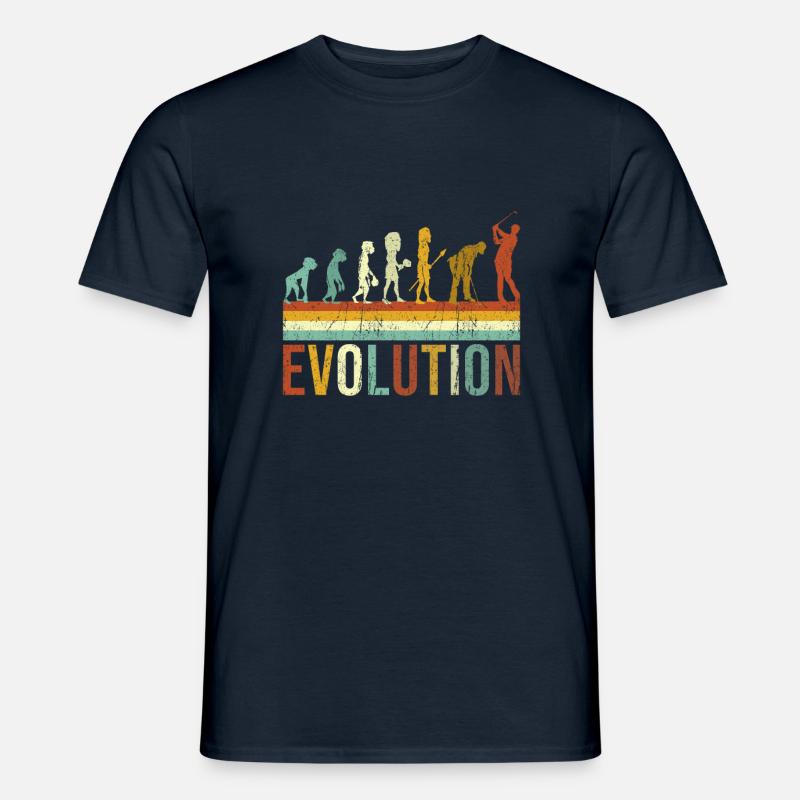 Golf evolution - Men's T-Shirt - navy