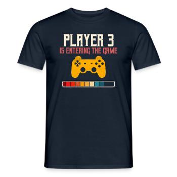 Jeu joueur 3 - T-shirt homme - marine - Devant - AI Model Male 178 light (178cm)