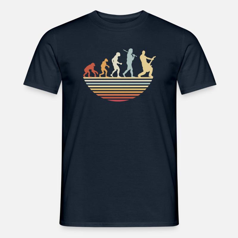Bass guitar evolution - Men’s T-shirt - navy