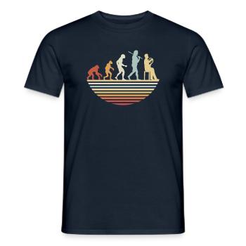 French Horn Evolution - Männer T-Shirt - Navy - Vorne - AI Model Male 178 light (178cm)
