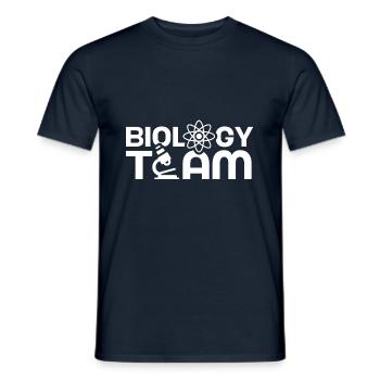 Biology Team DNA Biologist Biologist Biological - Men's T-Shirt - navy - Front - AI Model Male 178 light (178cm)