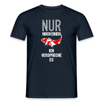 NUR NOCH EINEN KOI ICH VERSPRECHE ES - Männer T-Shirt - Navy - Vorne - AI Model Male 178 light (178cm)
