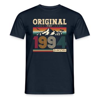 Original 1994 Vintage 1994 30th Birthday 1994 - Men's T-Shirt - navy - Front - AI Model Male 178 light (178cm)