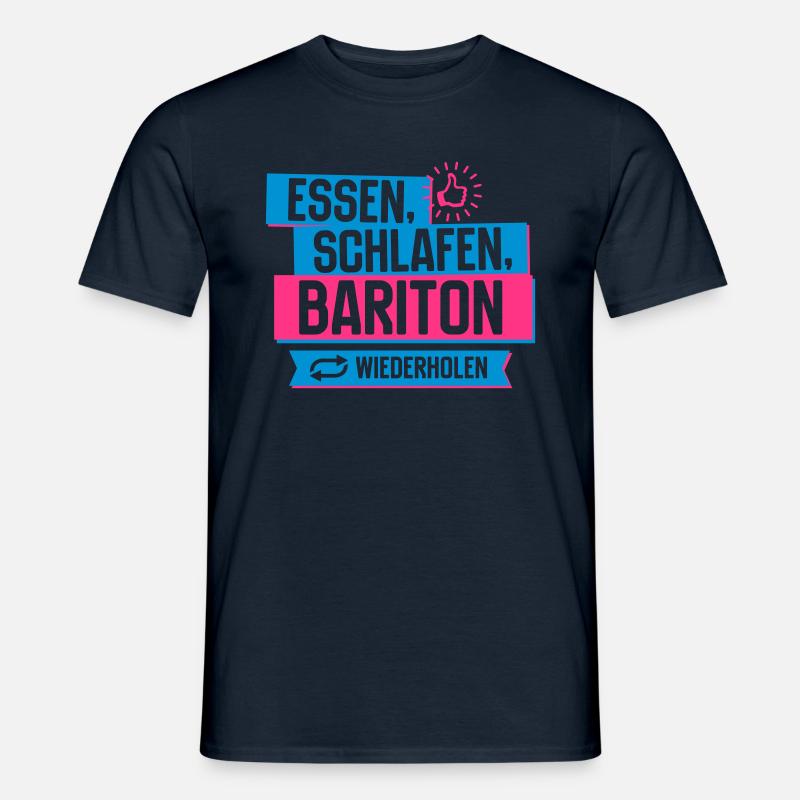 Hobby Bariton - Männer T-Shirt - Navy