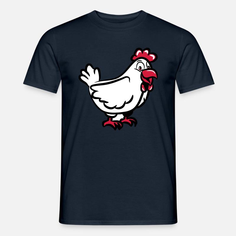 Huhn süss - Männer T-Shirt - Navy