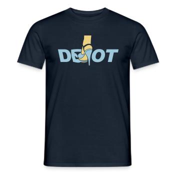 Devot - Männer T-Shirt - Navy - Vorne - AI Model Male 178 light (178cm)