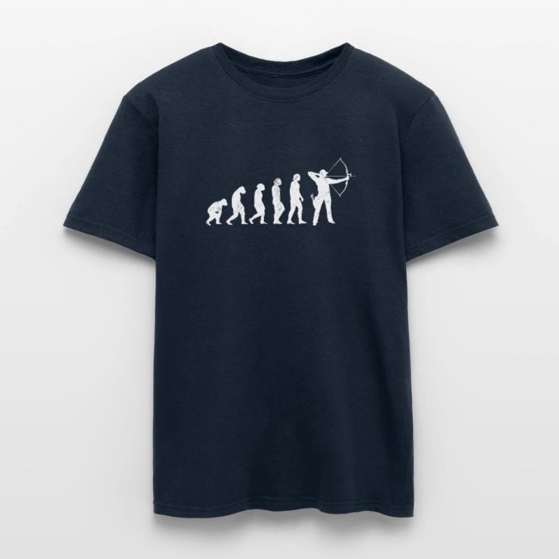 Bogenschießen Evolution Männer T-Shirt