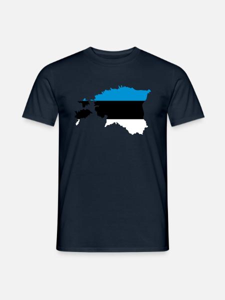 Estland - Männer T-Shirt - Navy