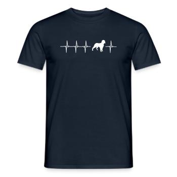 Funny Epagneul Français Gift Idea - Men's T-Shirt - navy - Front - AI Model Male 178 light (178cm)
