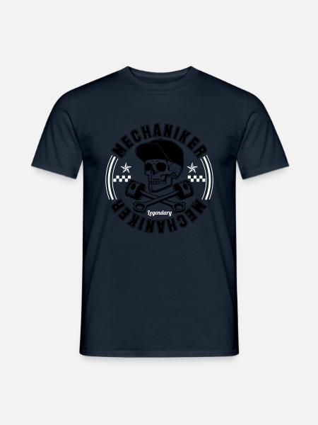 Legendary Mechaniker - Männer T-Shirt - Navy