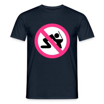 Alkohol - Männer T-Shirt - Navy - Vorne - AI Model Male 178 light (178cm)