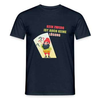 AUCUN NETTOYAGE N'EST AUSSI PAS DE SOLUTION - T-shirt homme - marine - Devant - AI Model Male 178 light (178cm)