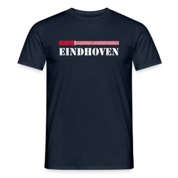 Eindhoven - Männer T-Shirt - Navy - Vorne - AI Model Male 178 light (178cm)