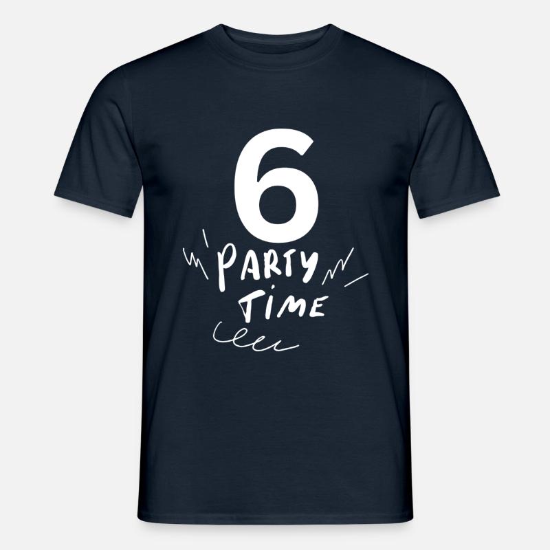 6 - Männer T-Shirt - Navy