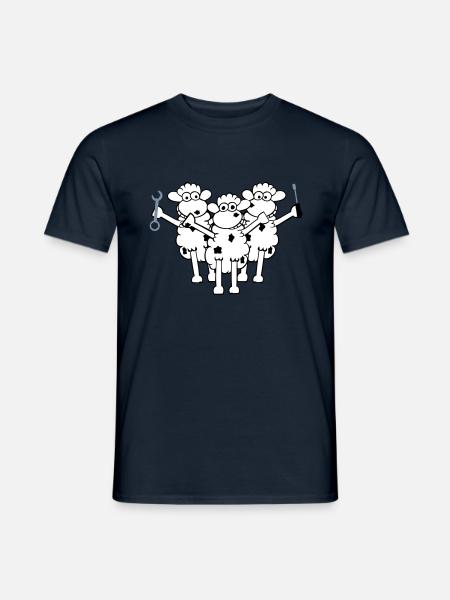 mechanikaeaeaergruppe_3f - Männer T-Shirt - Navy