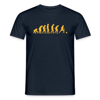 soccer Evolution - Men's T-Shirt - navy - Front - AI Model Male 178 light (178cm)
