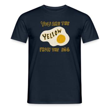 Vous êtes le jaune de l'oeuf - T-shirt homme - marine - Devant - AI Model Male 178 light (178cm)