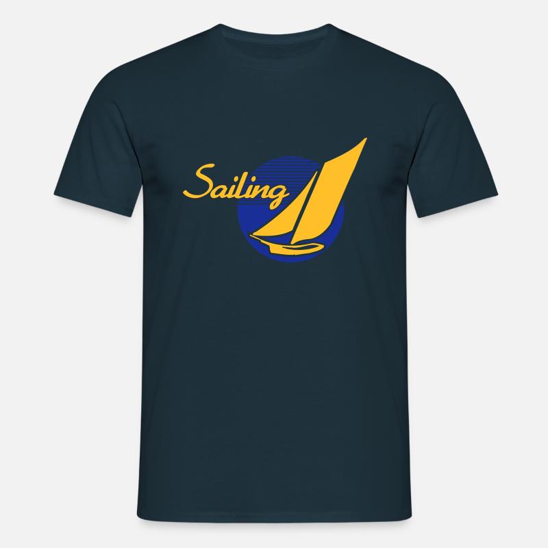 Sailing - Männer T-Shirt - Navy