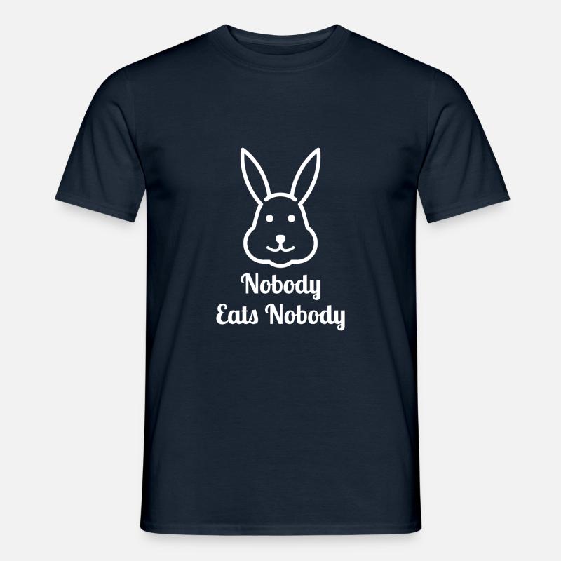 vegan - Männer T-Shirt - Navy