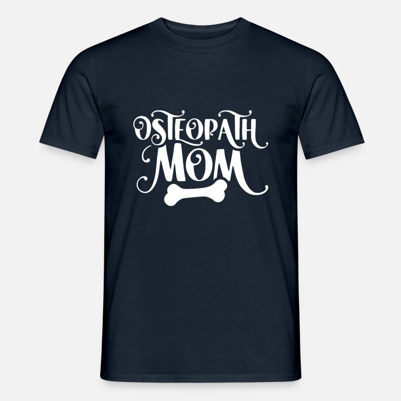 Osteopath Mama Beruf Osteopathie Osteopathin - Männer T-Shirt - Navy