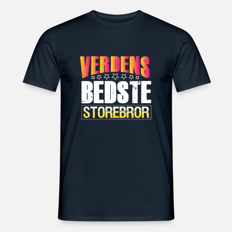 Verdens bedste storebror samers - Mænd T-shirt - marineblå